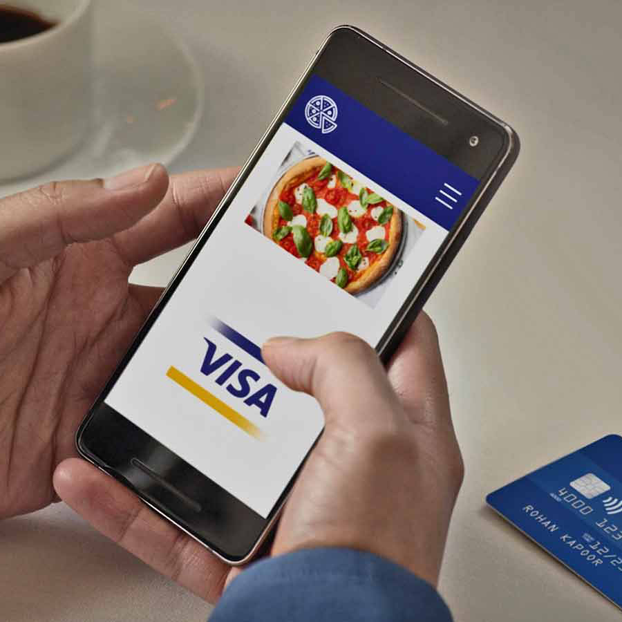 Click to pay with Visa